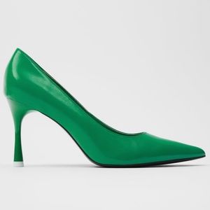 Zara Green Heels NWT